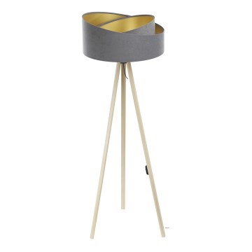 Floor lamp GALAXY 1xE27/60W/230V grey/beige
