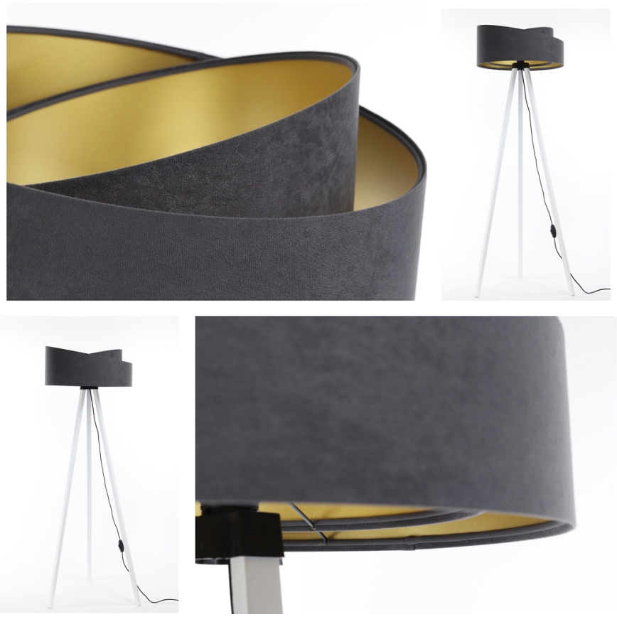 Floor lamp GALAXY 1xE27/60W/230V grey/white