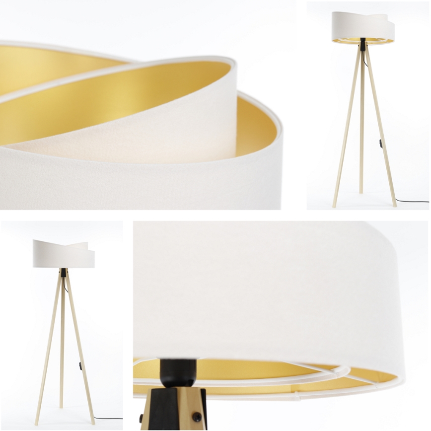 Floor lamp GALAXY 1xE27/60W/230V white/beige