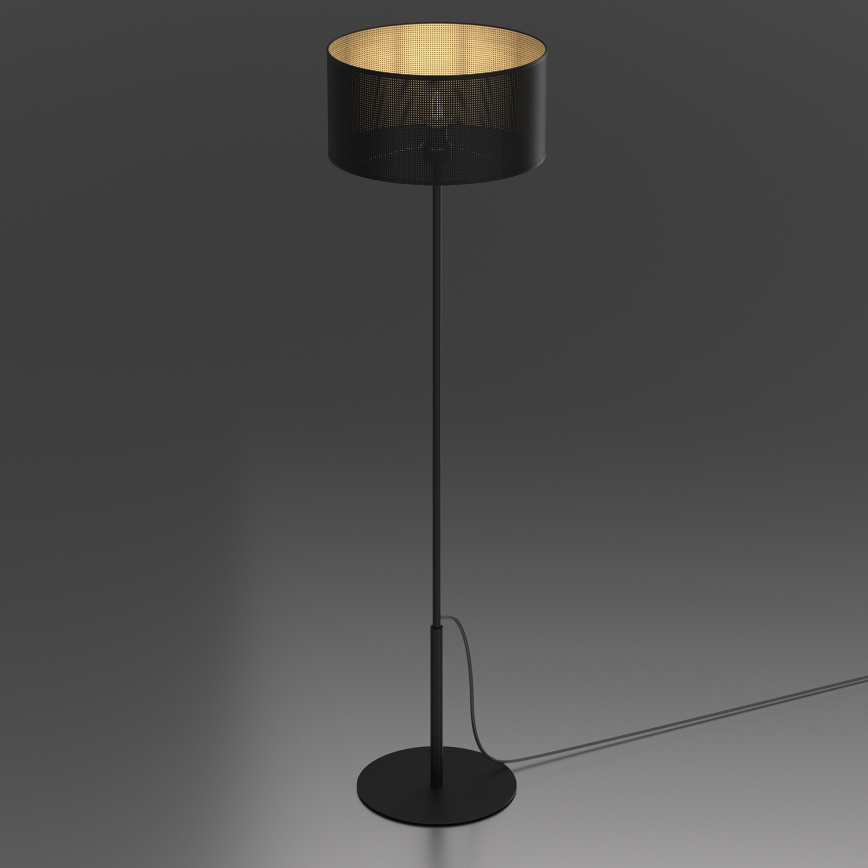 Floor lamp LOFT SHADE 1xE27/60W/230V black/gold