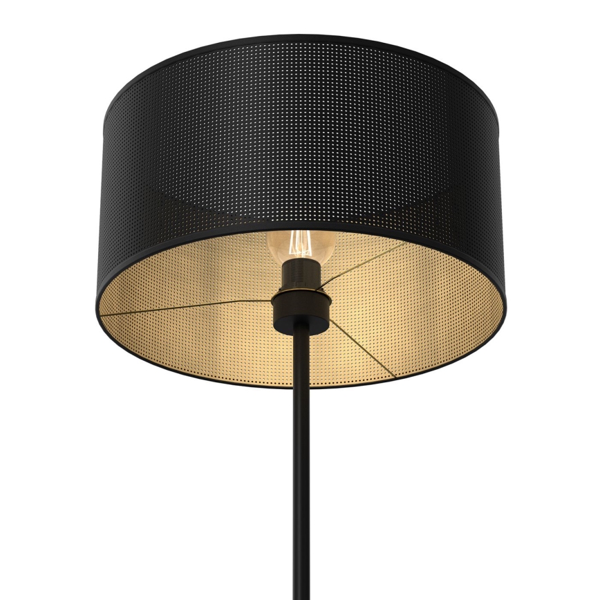 Floor lamp LOFT SHADE 1xE27/60W/230V black/gold