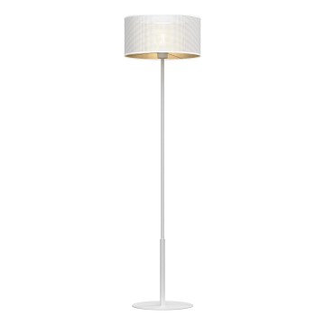 Floor lamp LOFT SHADE 1xE27/60W/230V white/gold