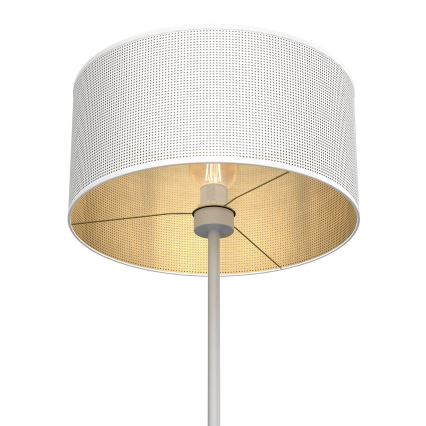 Floor lamp LOFT SHADE 1xE27/60W/230V white/gold