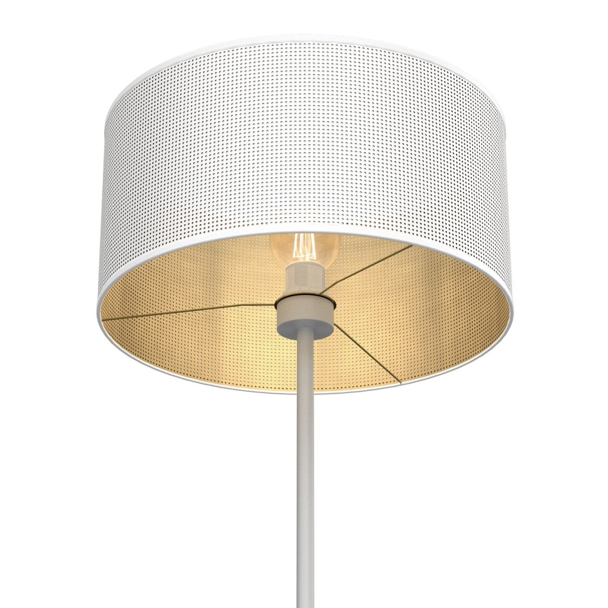 Floor lamp LOFT SHADE 1xE27/60W/230V white/gold