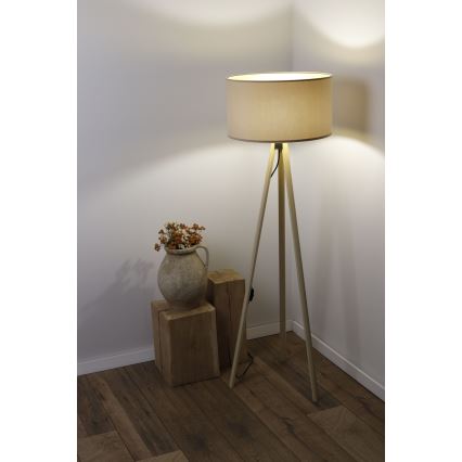 Floor lamp STANDART 1xE27/60W/230V beige