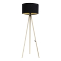 Floor lamp STANDART 1xE27/60W/230V black/beige