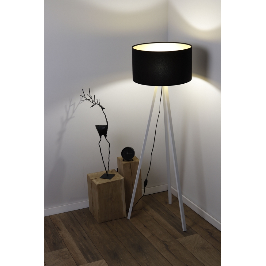 Floor lamp STANDART 1xE27/60W/230V black/white