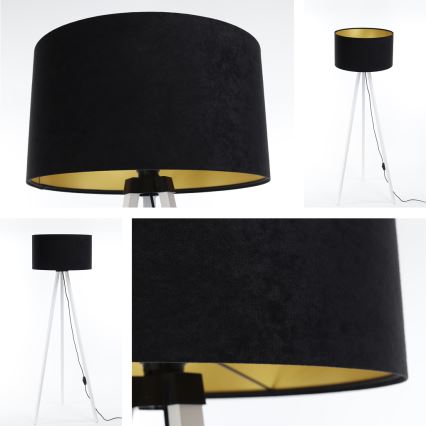 Floor lamp STANDART 1xE27/60W/230V black/white