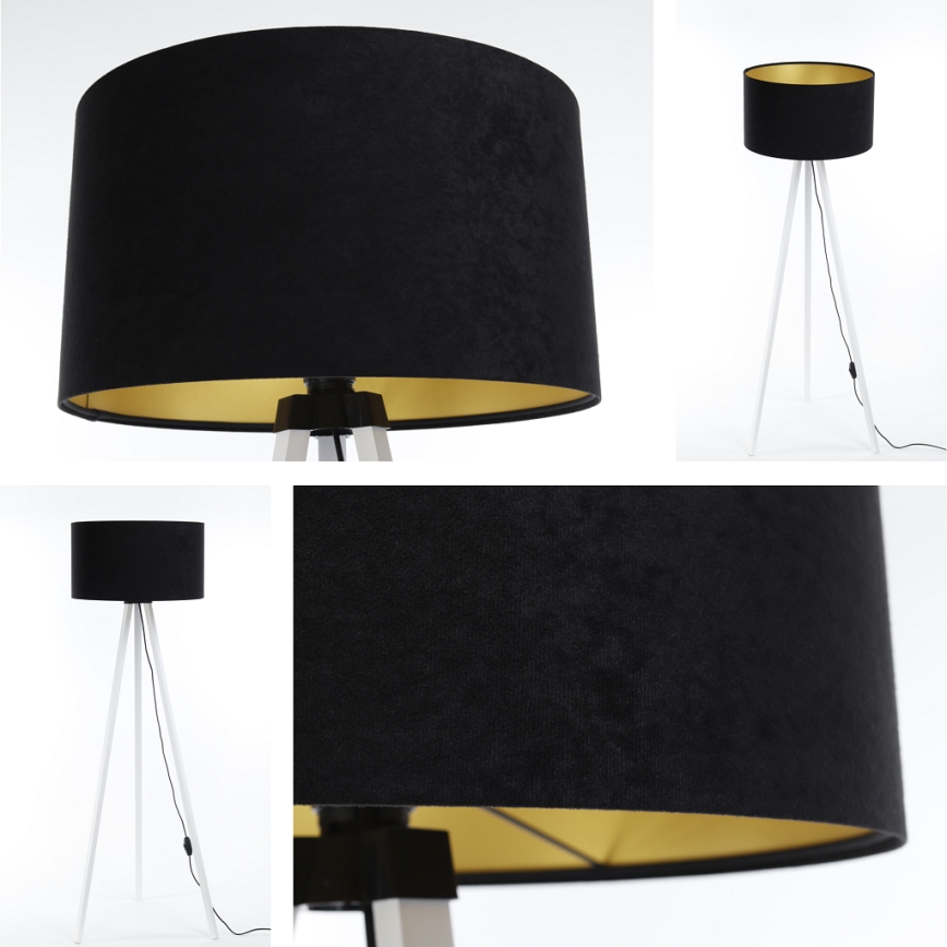 Floor lamp STANDART 1xE27/60W/230V black/white