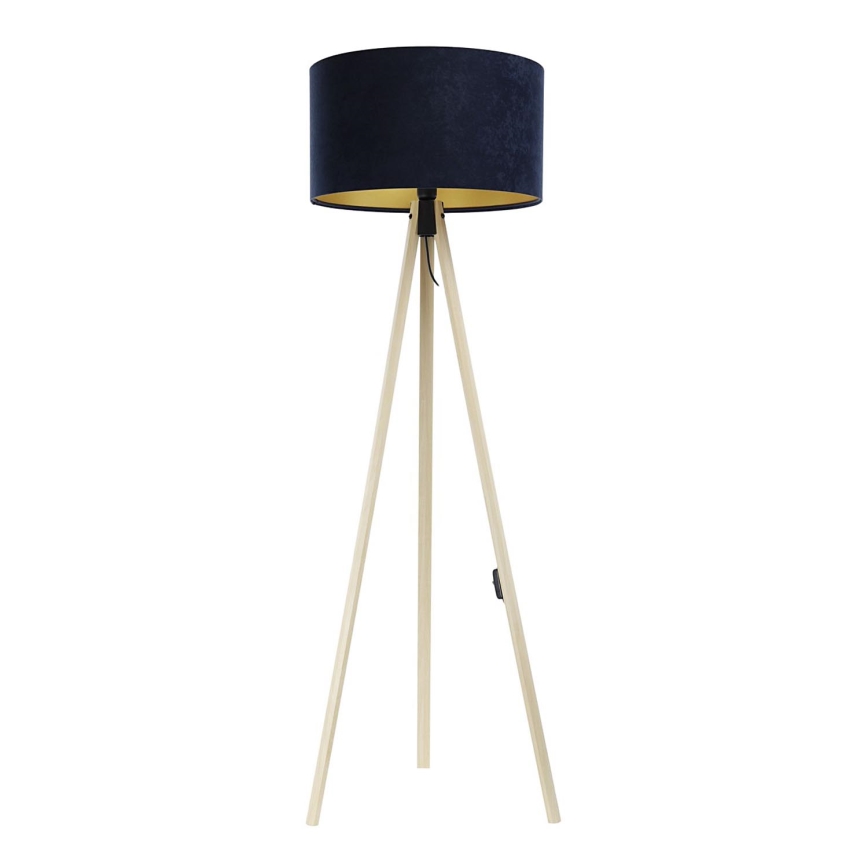 Floor lamp STANDART 1xE27/60W/230V blue/beige