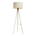 Floor lamp STANDART 1xE27/60W/230V creamy/beige