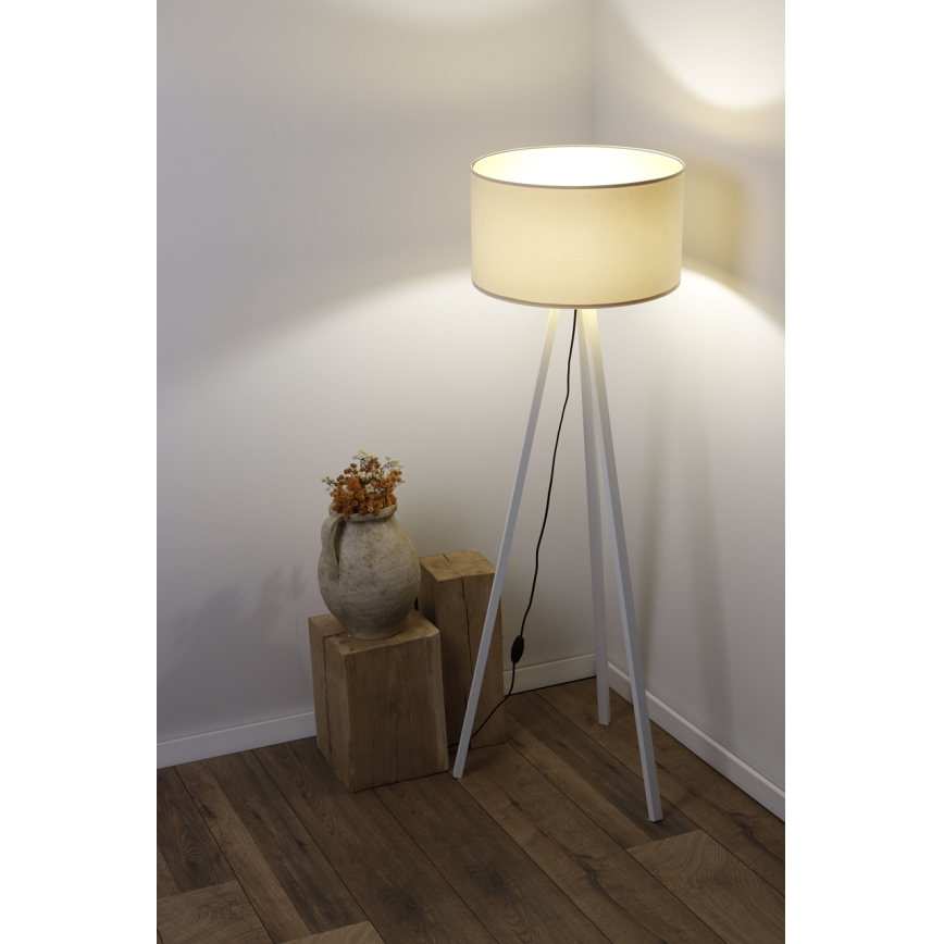 Floor lamp STANDART 1xE27/60W/230V creamy/white