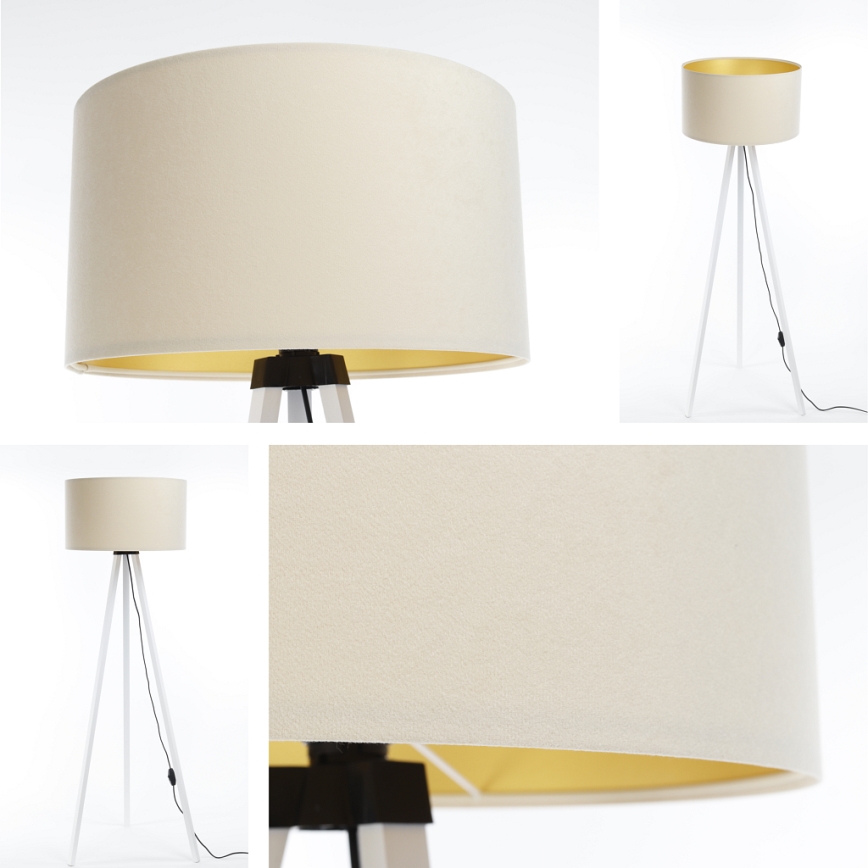 Floor lamp STANDART 1xE27/60W/230V creamy/white