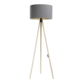 Floor lamp STANDART 1xE27/60W/230V grey/beige