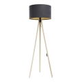 Floor lamp STANDART 1xE27/60W/230V grey/beige