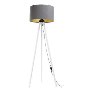 Floor lamp STANDART 1xE27/60W/230V grey/white