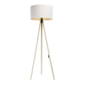 Floor lamp STANDART 1xE27/60W/230V white/beige
