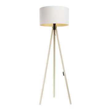 Floor lamp STANDART 1xE27/60W/230V white/beige