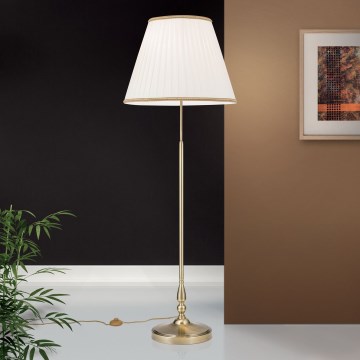 Floor lamp TONIA 2xE27/60W/230V 154 cm white/bronze
