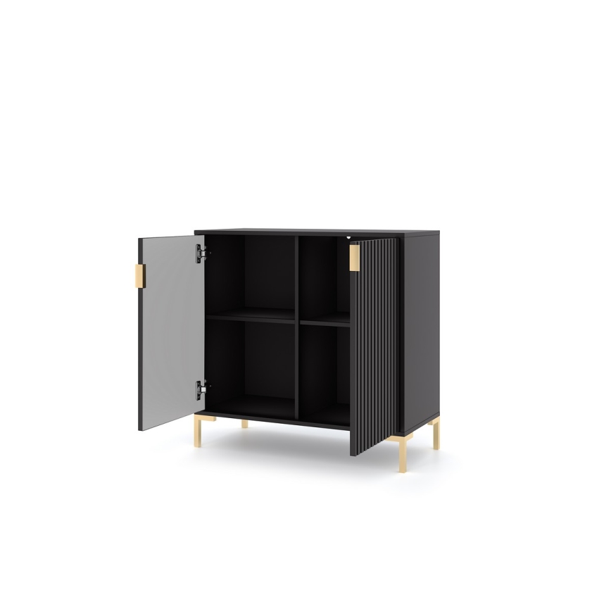 FLOP Black Chest of Drawers