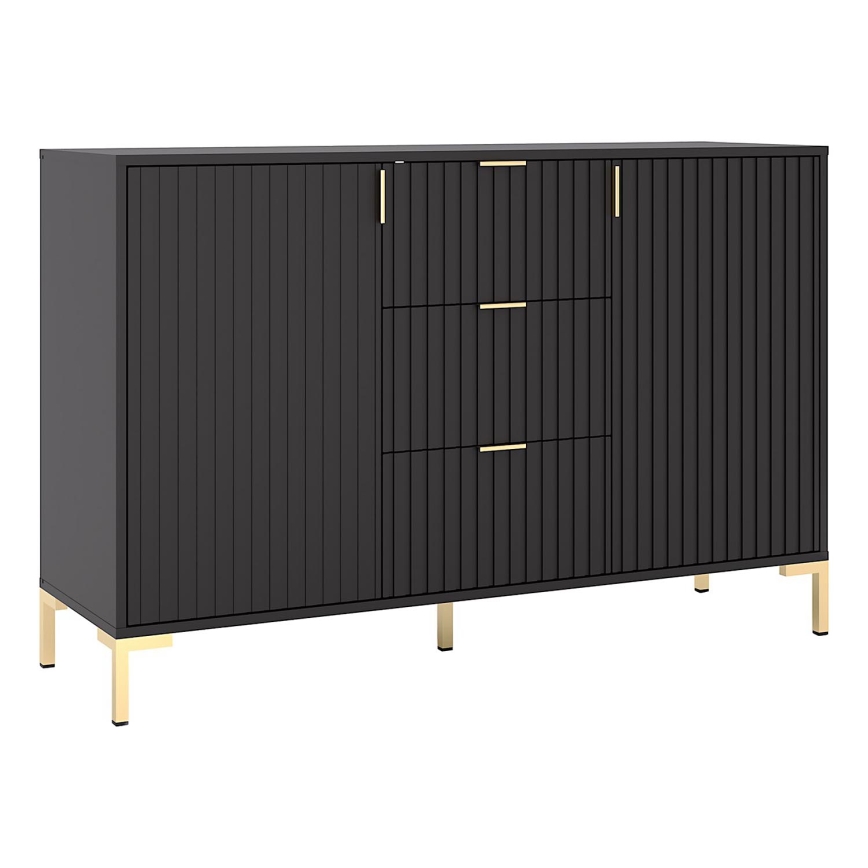 FLOP Black Chest of Drawers
