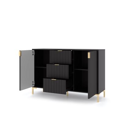 FLOP Black Chest of Drawers