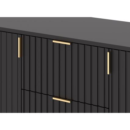FLOP Black Chest of Drawers