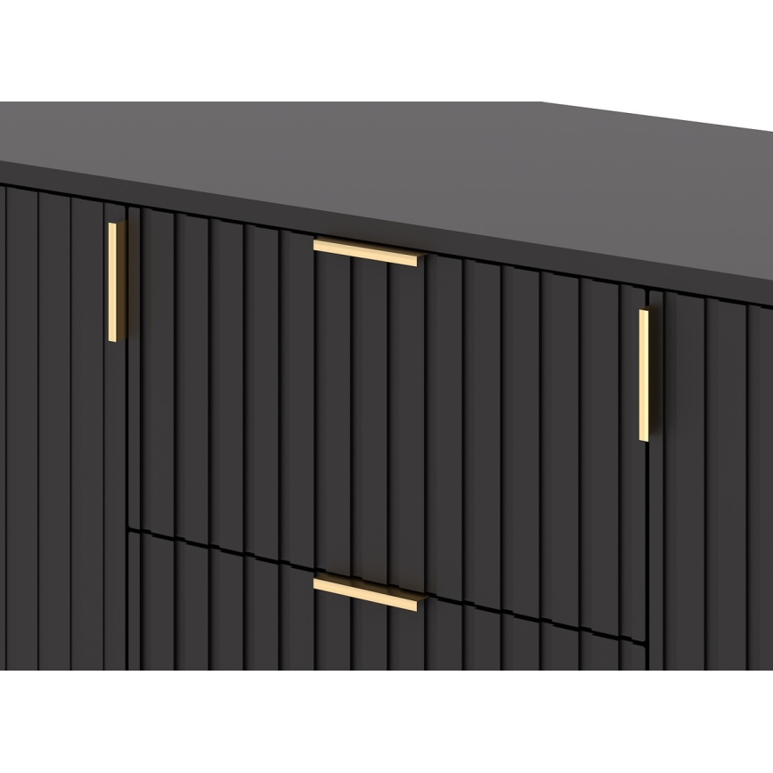 FLOP Black Chest of Drawers