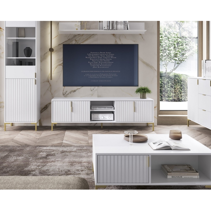 FLOP TV Stand, White