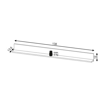 FLOP Wall Shelf, White