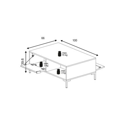 FLOP White Coffee Table