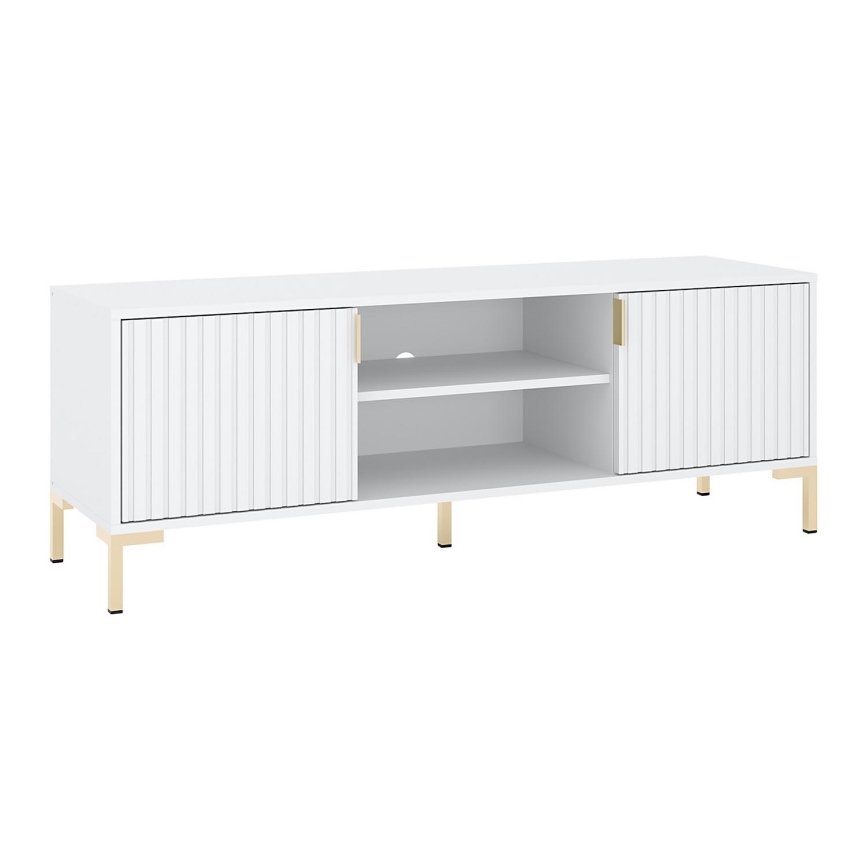 FLOP White TV Stand