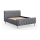 FLORA Upholstered Bed Frame 180x200 cm, Grey (mattress not included)