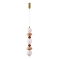 FLORES LED Cable Pendant Light LED/20W/230V gold/orange/brown