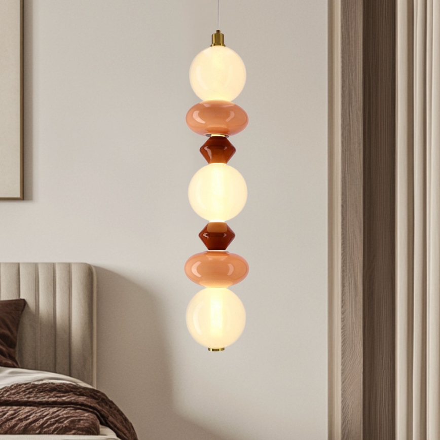 FLORES LED Cable Pendant Light LED/20W/230V gold/orange/brown