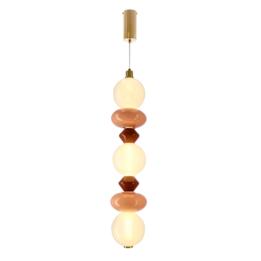 FLORES LED Cable Pendant Light LED/20W/230V gold/orange/brown