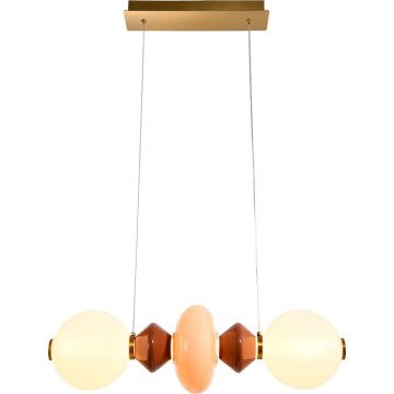FLORES LED Pendant Light on Cable LED/15W/230V Gold/Orange/Brown
