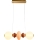FLORES LED Pendant Light on Cable LED/15W/230V Gold/Orange/Brown