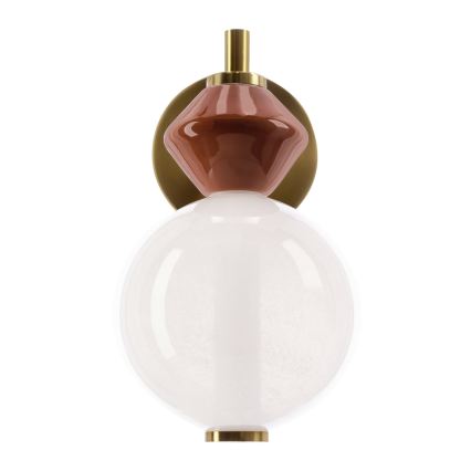 FLORES LED Wall Lamp LED/7W/230V Gold/Brown