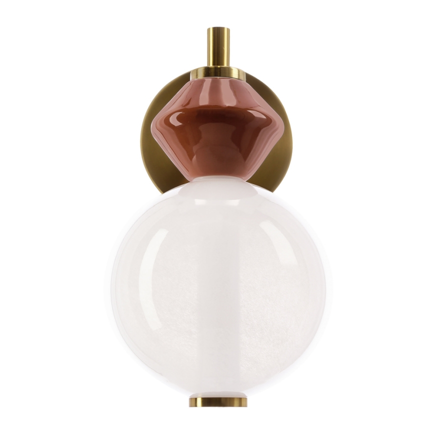 FLORES LED Wall Lamp LED/7W/230V Gold/Brown