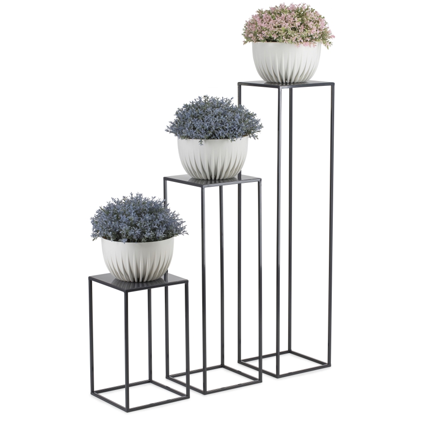 Flower stand 100x24 cm anthracite