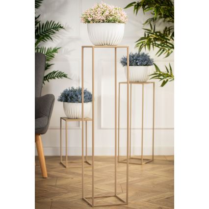 Flower stand 100x24 cm beige