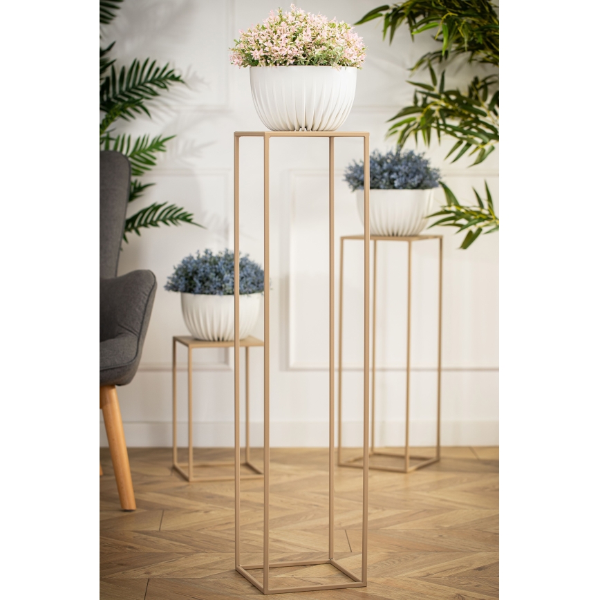 Flower stand 100x24 cm beige