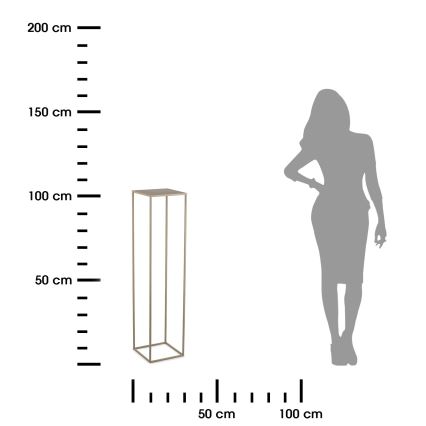 Flower stand 100x24 cm beige