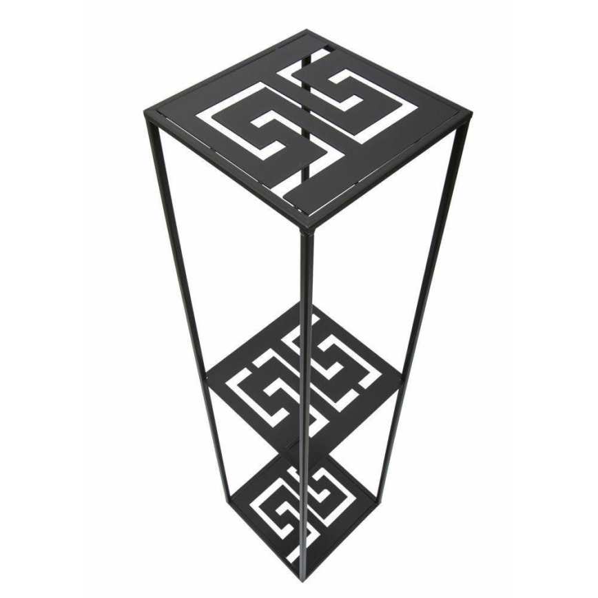 Flower stand 100x24 cm black