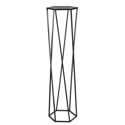 Flower stand 100x24 cm black