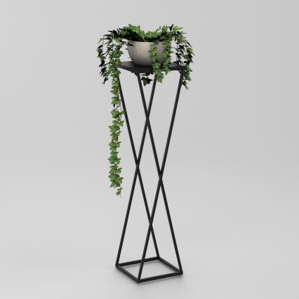 Flower stand 100x24 cm black