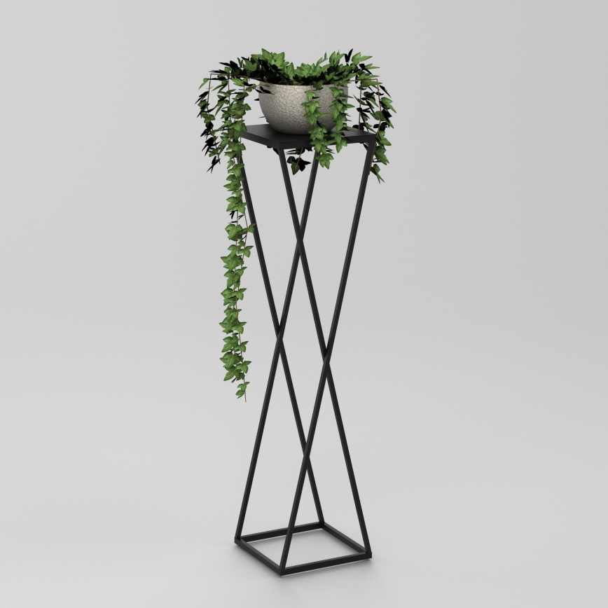 Flower stand 100x24 cm black