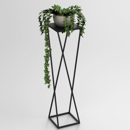 Flower stand 100x24 cm black