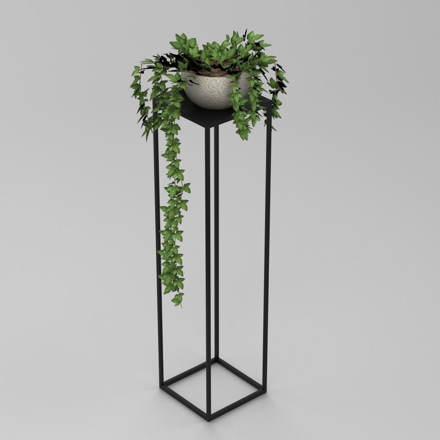 Flower stand 100x24 cm black